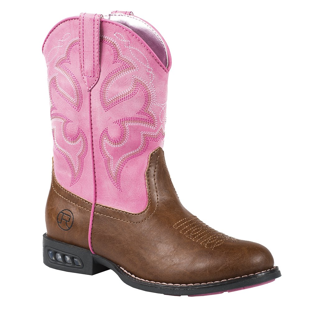 Roper Footwear Little Kids Lightning Round Toe Cowgirl Boots — NRS