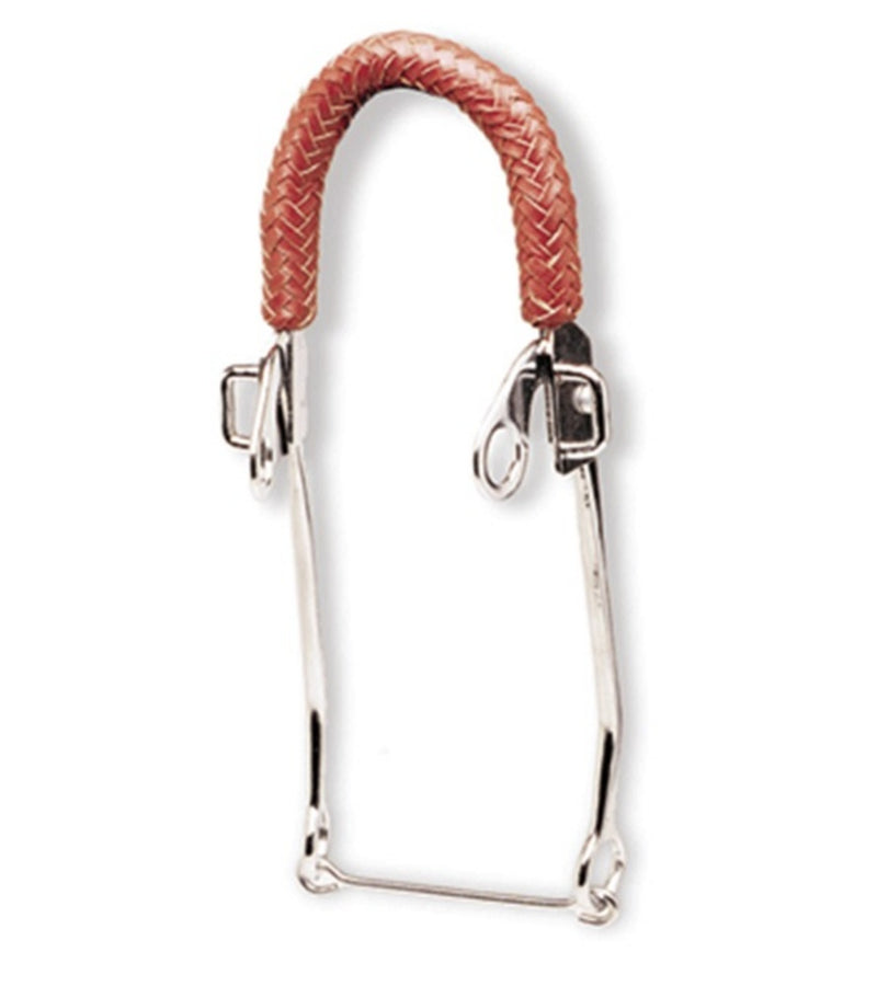 Braided Leather Hackamore Bit