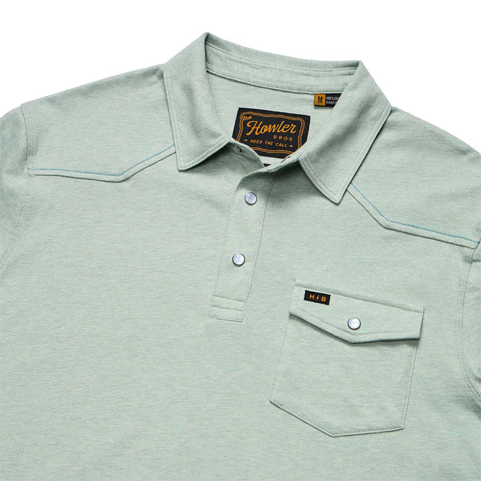 Howler Brothers Men's Ranchero Seafoam Polo