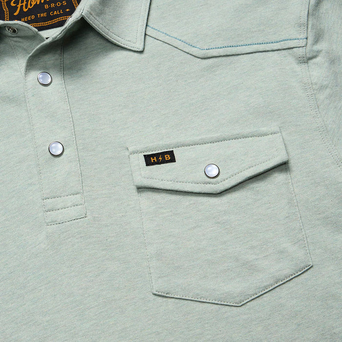Howler Brothers Men's Ranchero Seafoam Polo
