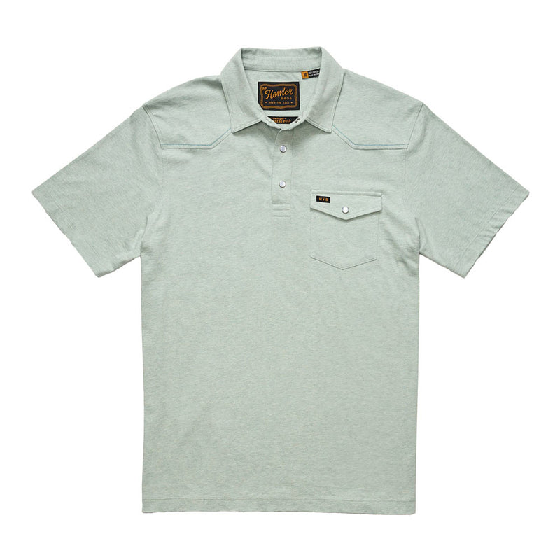 Howler Brothers Men's Ranchero Seafoam Polo