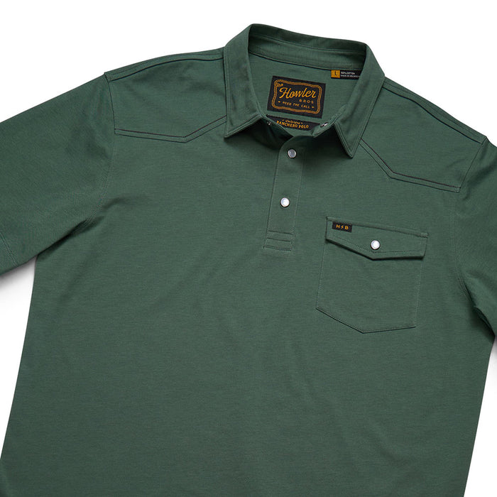 Howler Brothers Men's Ranchero Fern Green Polo