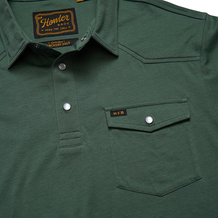 Howler Brothers Men's Ranchero Fern Green Polo
