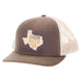 Embroidered Logo Brown/Tan Cap