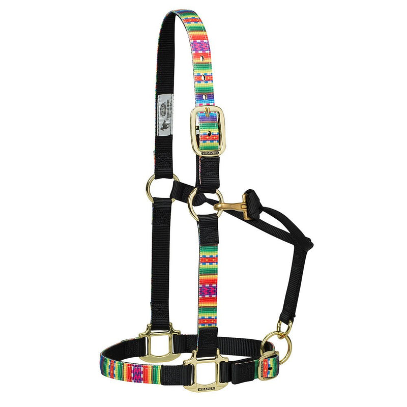 Nylon Patterned Adjustable Horse Halter