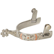 Ladies Spur with Floral Design