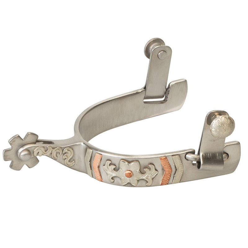 Ladies Spur with Floral Design
