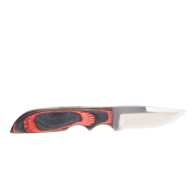 Anza 125-WKXX-6 Fixed Blade Red/Black Dymond Wood (56) 125-WKXX-6-RED/BLACK