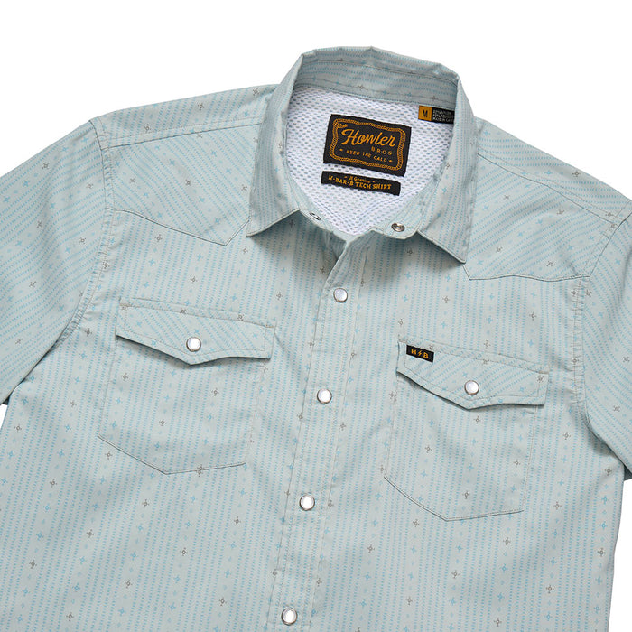 Howler Brothers Men's H Bar B Tech Supernova Ash Stripe Shirt
