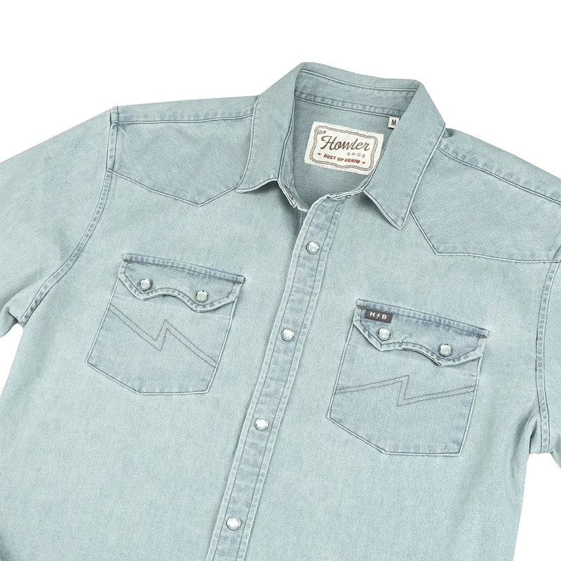 Howler Brothers Men's Dust Up Denim Garth Shirt
