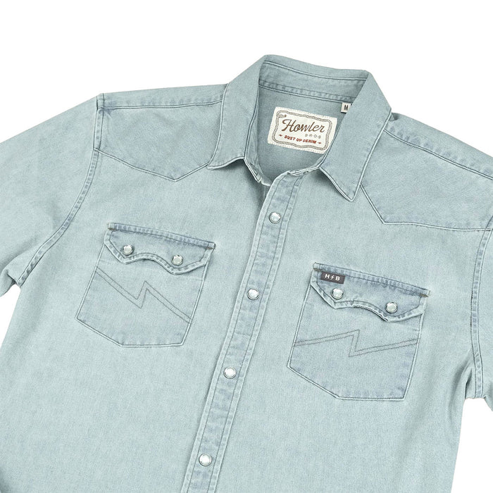 Howler Brothers Men's Dust Up Denim Garth Shirt