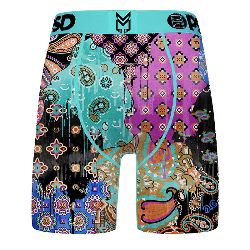 Psd Underwear Men's Marner Paisley Boxer Briefs