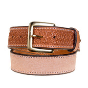 Youth Saddle Tan Spider Combo Belt