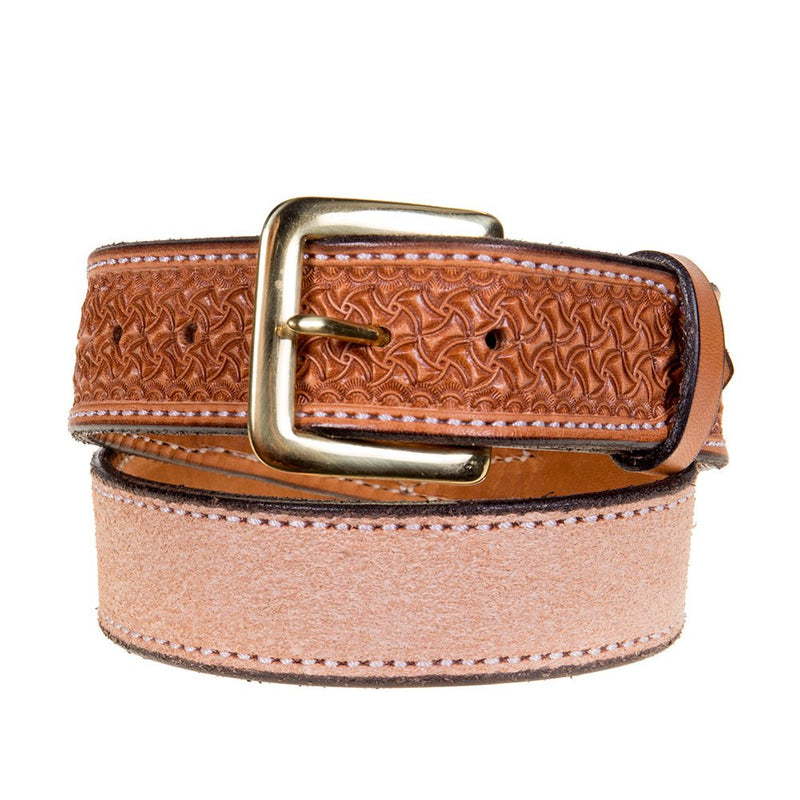 Youth Saddle Tan Spider Combo Belt