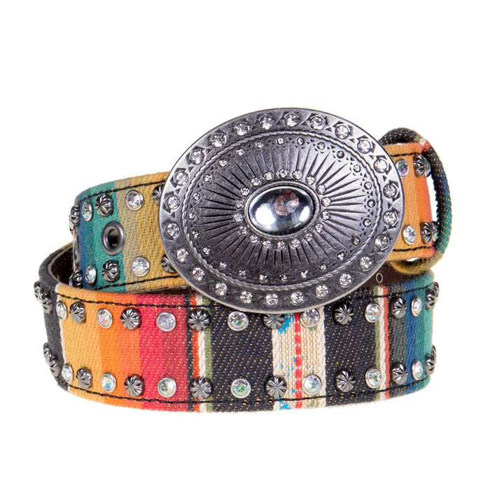Girl's Serape Belt with Rhinestones