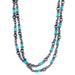 J Faux Navajo Pearl Beaded Necklace