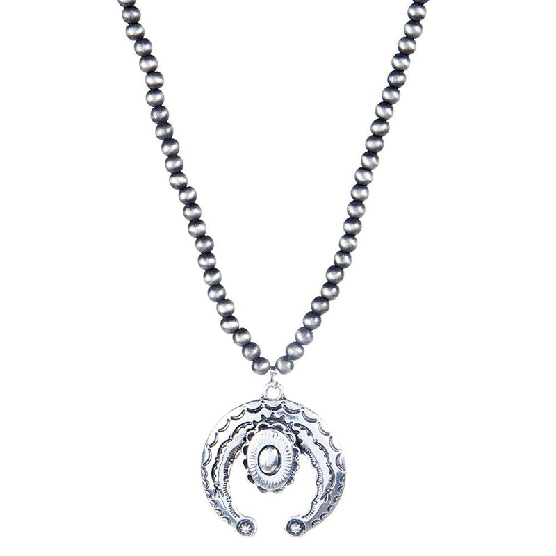 Dainty Faux Navajo Pearl Necklace