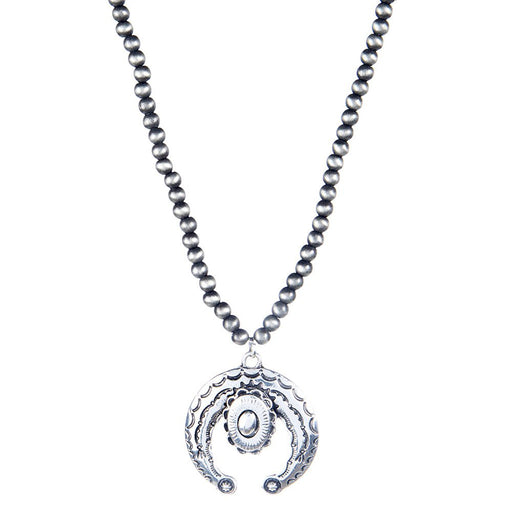 Dainty Faux Navajo Pearl Necklace