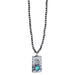 West And Company J Dainty Faux Navajo Pearl Necklace with Thunderbird