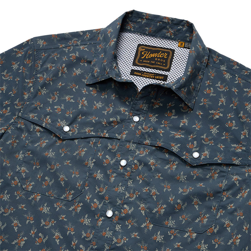 Howler Brothers Men's Open Country Tech Rancher Floral Slate Shirt