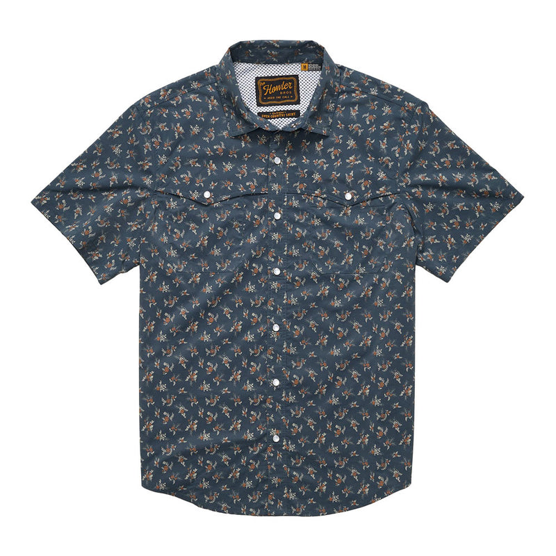Howler Brothers Men's Open Country Tech Rancher Floral Slate Shirt