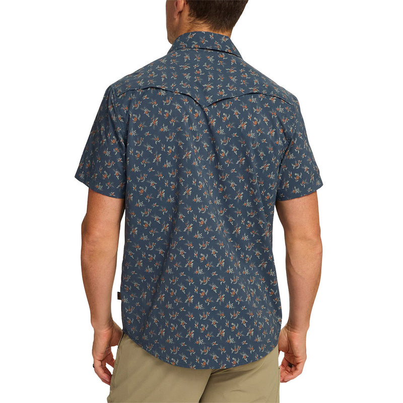 Howler Brothers Men's Open Country Tech Rancher Floral Slate Shirt