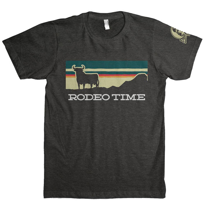 Sunset Rodeo Time Charcoal Tee
