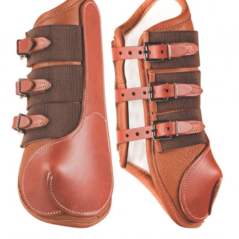Leather Wrap-Around Splint Boots