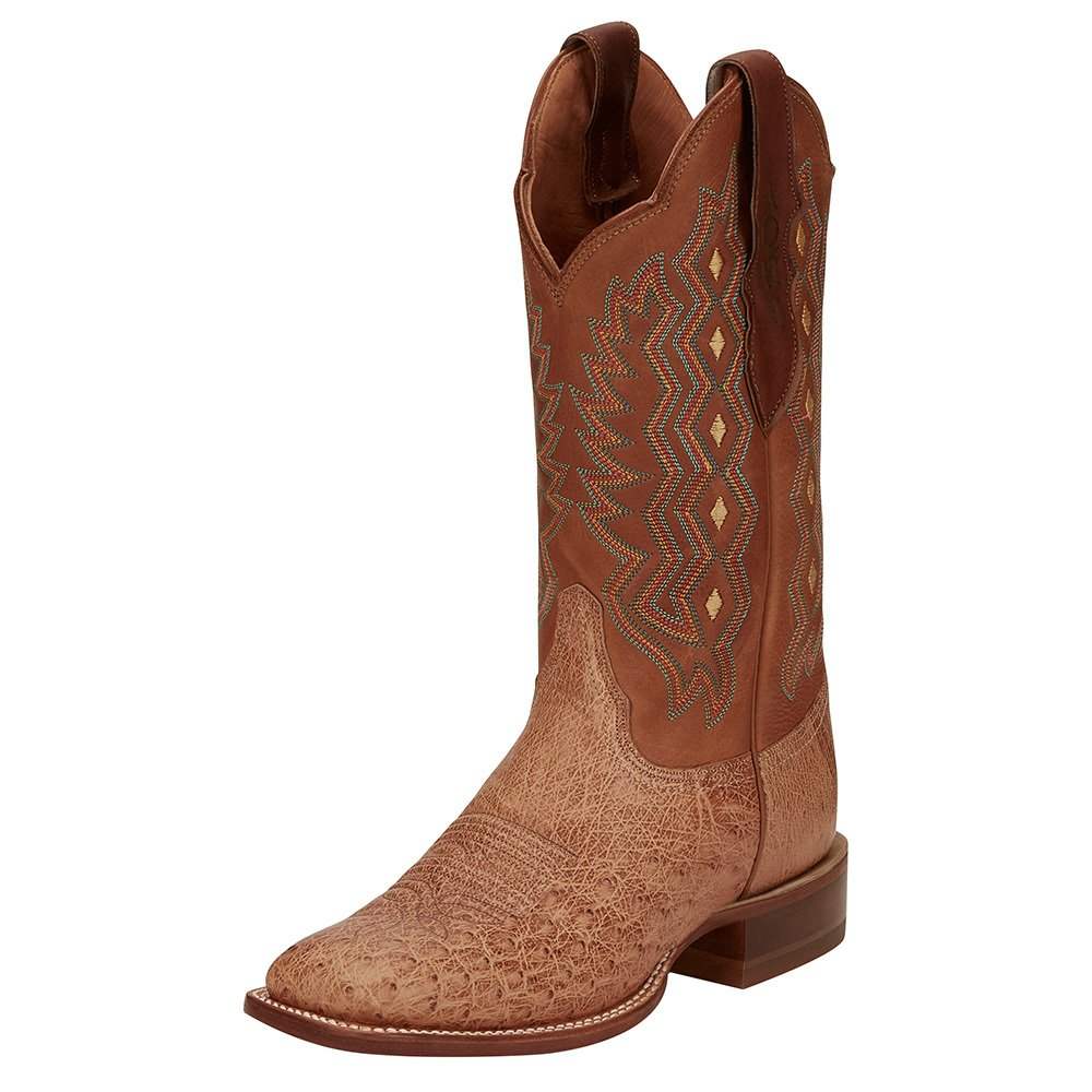 Justin Boots Women's AQHA Magnolia Smooth Quill Ostrich Cowgirl Boot