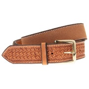 Saddle Tan Rough Out Spider Combo Belt
