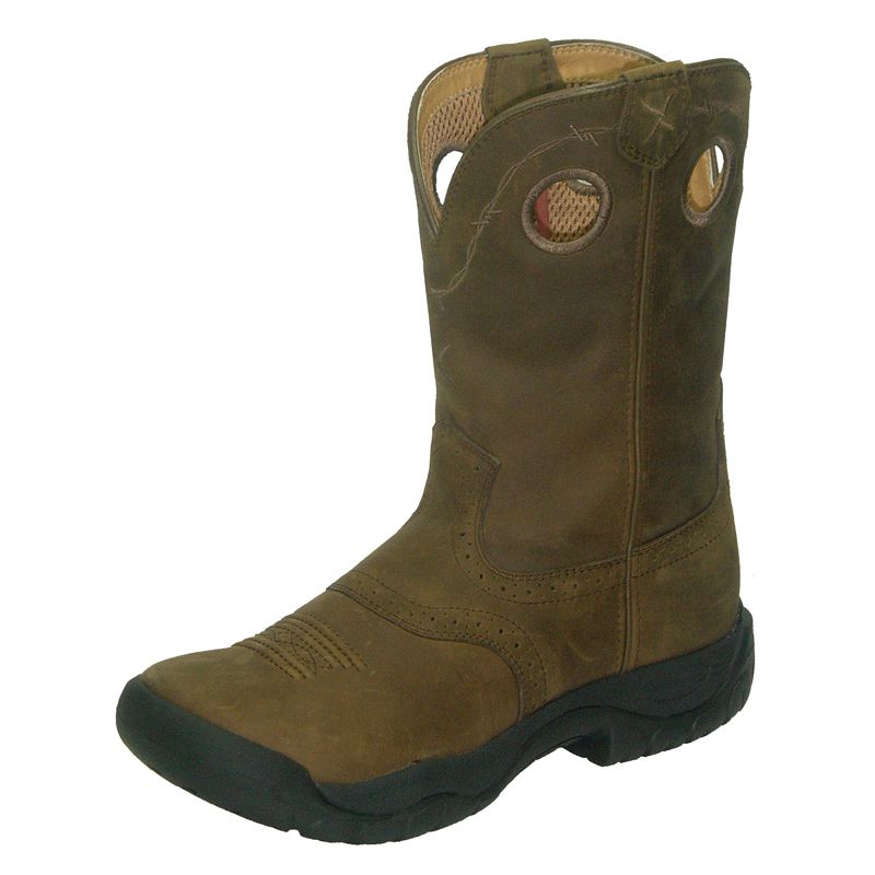 Women's All Around Distressed Saddle Cowgirl Boots