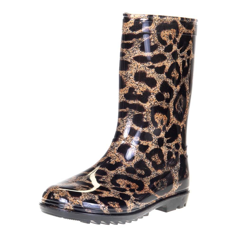 Corkys Footwear Kids Corkys Riverwalk Leopard Rain Boot