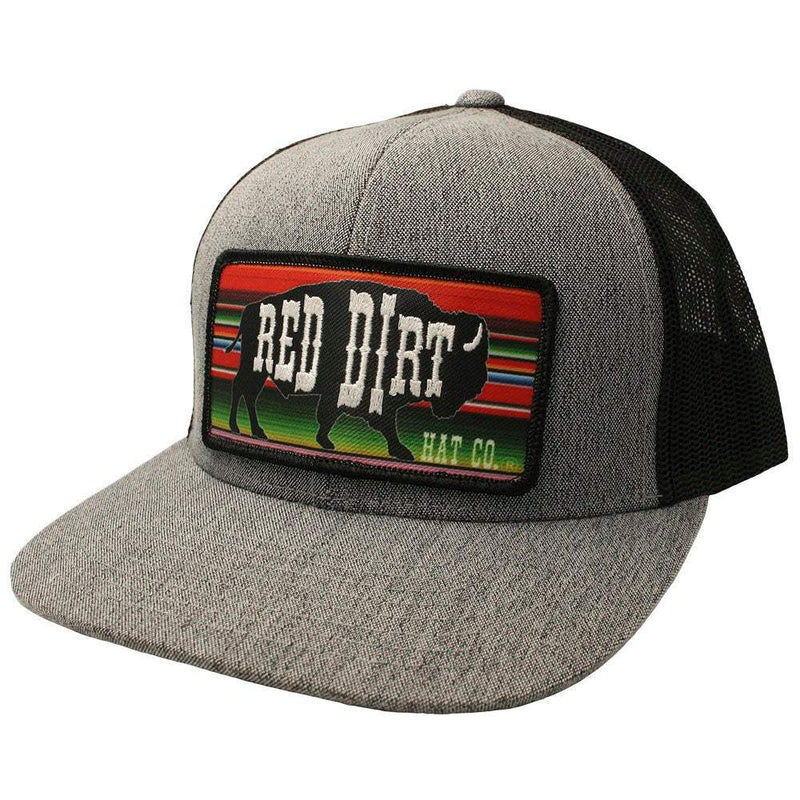 Co Serape Heather Gray and Black Cap