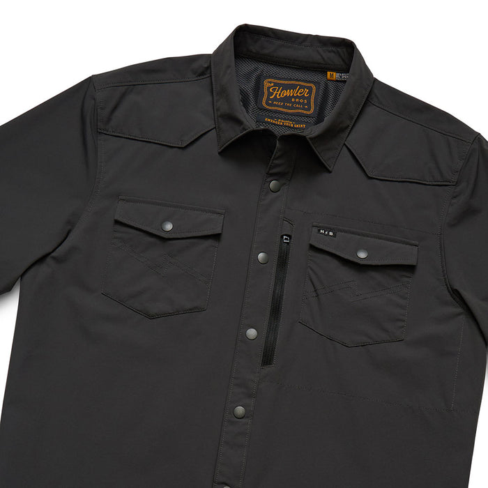 Howler Brothers Men's Emerger Tech Antique Black Short Sleeve Shirt