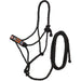 Mule Tape Halter with Beaded Nose and 10ft Lead Rope