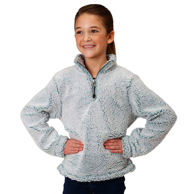 Girls Polar Fleece 1/4 Zip Pull Over
