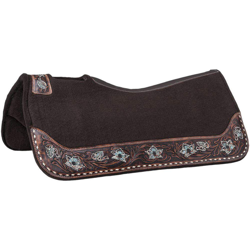Hand Painted Floral Saddle Pad 31x32