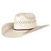 Ivory 8400 4 1/4" Brim Rancher Crease Straw Cowboy Hat