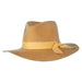 Gigi Pip Hannah Mustard 3 1/2" Brim Floppy Wool Fashion Hat