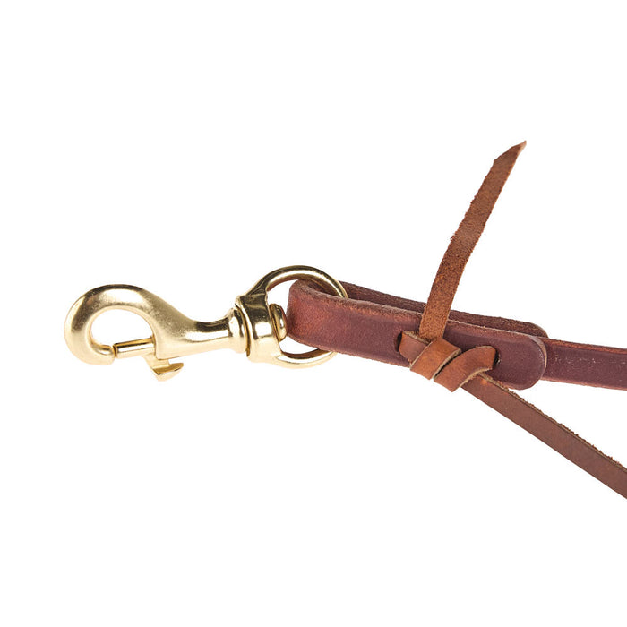 Cowperson Tack 1/2in Roping Rein with Loop and Snap