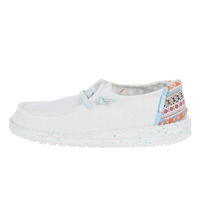 Hey Dude Kids Wendy White Aztec Casual