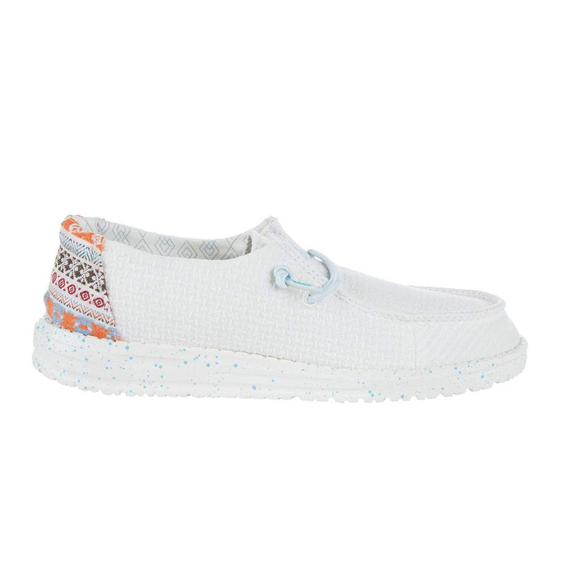 Hey Dude Kids Wendy White Aztec Casual