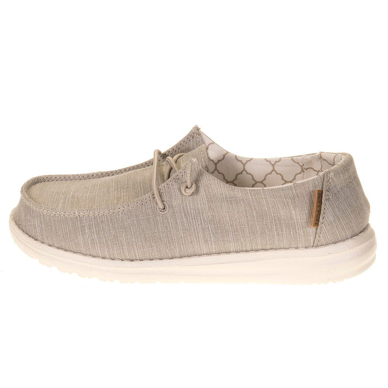 Hey Dude Youth Wendy Linen Beige Casual