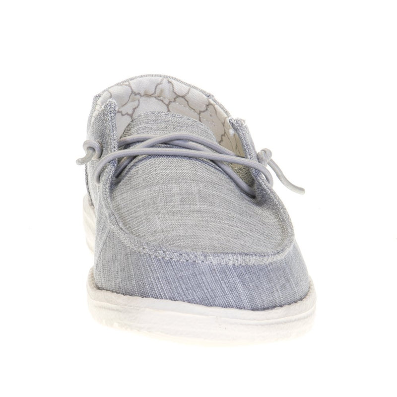 Hey Dude Youth Wendy Linen Grey Casual