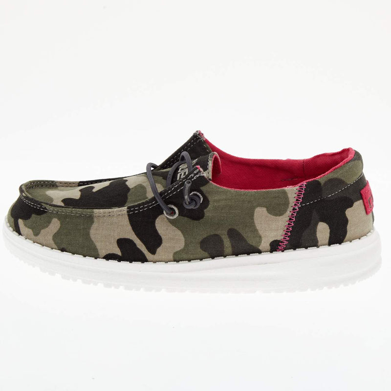 Hey Dude Youth Wendy Funk Camo Casual