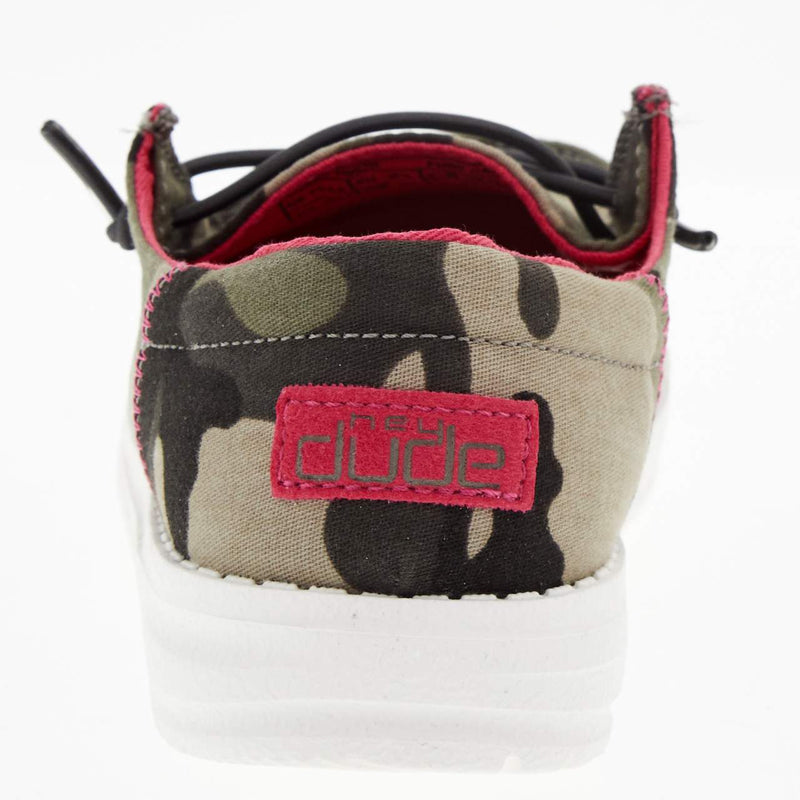 Hey Dude Youth Wendy Funk Camo Casual