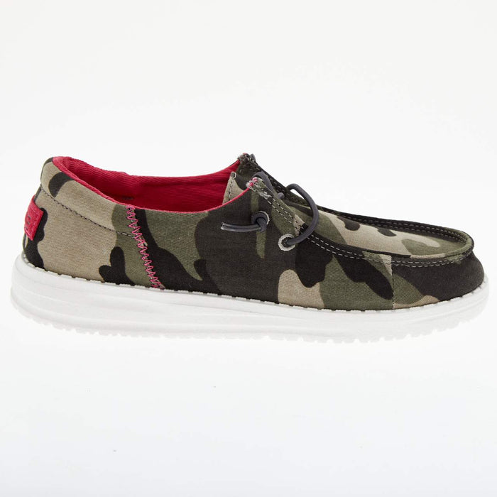 Hey Dude Youth Wendy Funk Camo Casual