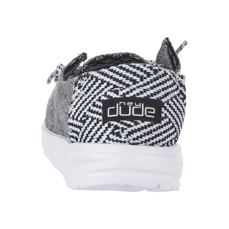 Hey Dude Youth Wendy Chambray Onyx Casual Shoes