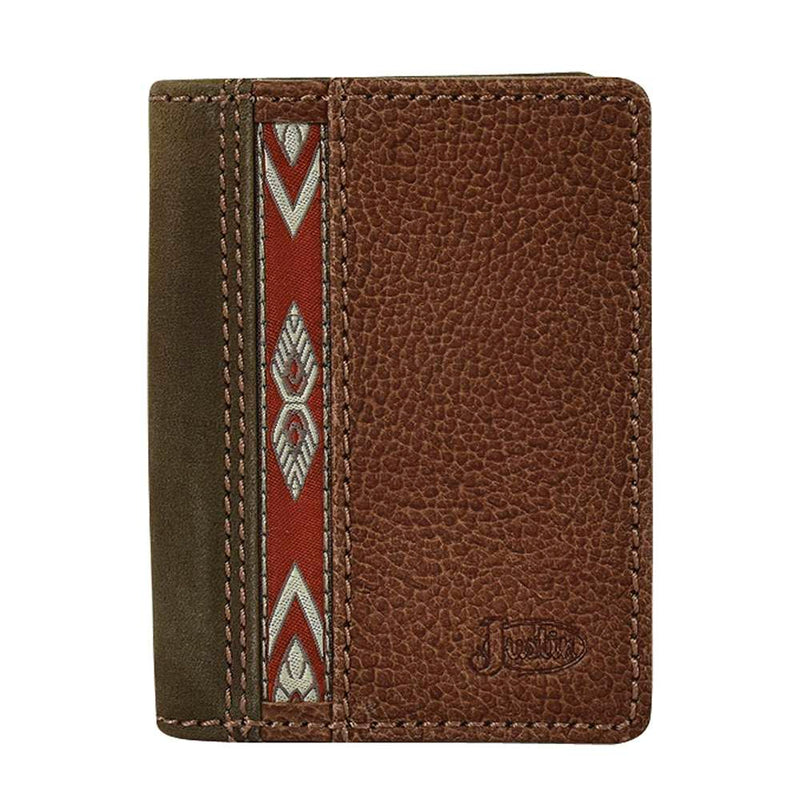 Justin Men`s Ribbon BP Bifold Wallet