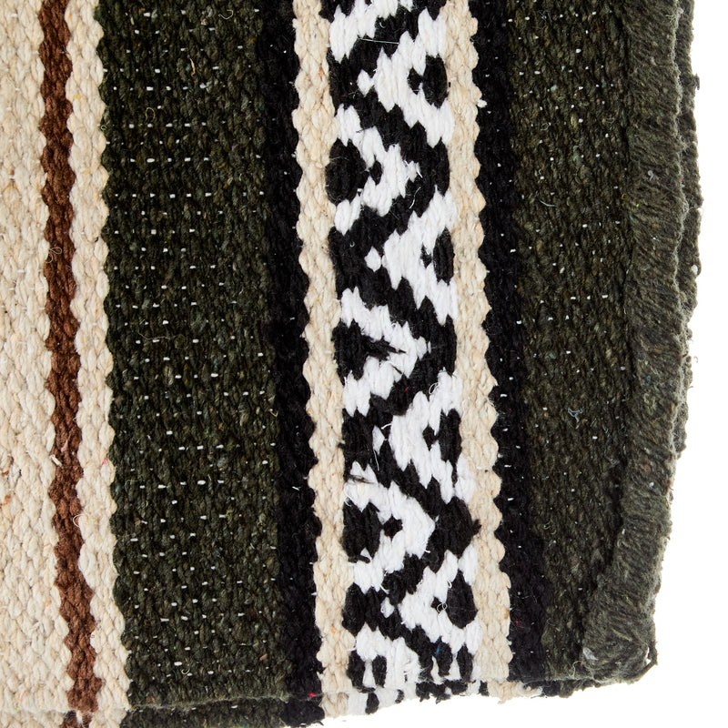 Mayatex 1302 4 Hogan 30x60 Acrylic Blend Saddle Blanket Olive Green